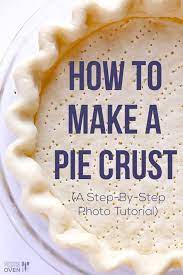 Homemade Pie Crust Recipe Desserts Recipes Homemade Pie