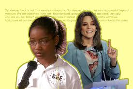 Starring @kekepalmer @seanafable, laurence fishburne, angela basset. That Iconic Akeelah And The Bee Quote Is By Marianne Williamson Alma