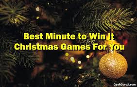 Which makes them incredibly popular. Minute To Win It Christmas Games 30 Best Xmas Party Games Ideas