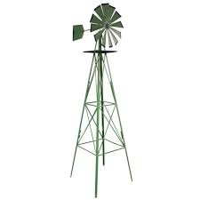 8ft Metal Windmill Texas Farm Decorative Windmills Garden Windmill Outdoor Windmills