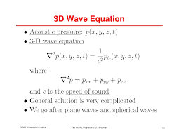 Physics Of Ultrasound Imaging
