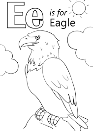 Letter E Is For Eagle Coloring Page From Letter E Category Select From 26615 Printable Cra Abc Coloring Pages Alphabet Coloring Pages Preschool Coloring Pages