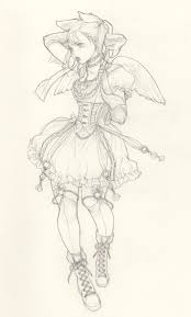 Character Sketch Anime Drawings Tutorials Creepy Art Character Drawing