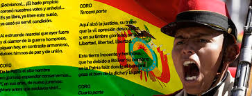 El himno es un instrumento de colonización y de guerra. Letra Del Himno Nacional De Bolivia Completo