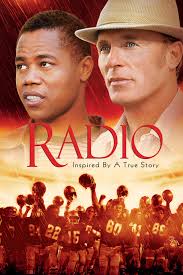 Watching one of my most favorite football movies Radio. Very good movie.  Cuba Gooding Jr is so great in it and so is Ed Harris. Feel good movie 👍🏻