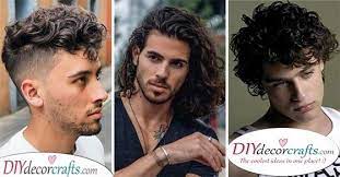 All you have to do is use a hairdryer on low heat and periodically brush your hair like you would with any other healthy hair. Curly Hairstyles For Men Hairstyles For Curly Hair Men