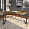 Best master furniture tuxedo mirrored 60 inch round dining table, black. 1