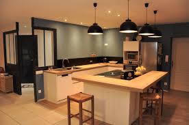 Epingle Par Menuiserie Favreliere Sur Cuisine Salon Cuisine Blanche Cuisine Bois
