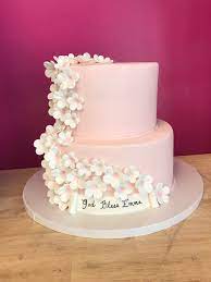 2 Tier Cascading Blossom Cake Tiered Cakes Birthday Fondant Wedding Cakes 2 Tier Birthday Cakes