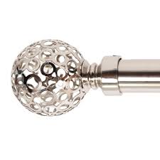 Great savings & free delivery / collection on many items. 25 28mm Silver Extendable Curtain Pole Harry Corry Limited