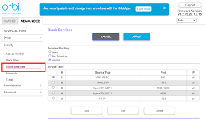 Block Vpn On Netgear Orbi Router Cleanbrowsing Community