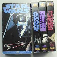 Star Wars Trilogy Vhs 3 Tape Box Set 1995 Original Thx George Lucas Darth Vader Star Wars Trilogy Star Wars Facts Star Wars