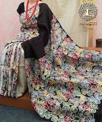 Hand Crafted Bisnupur Silk Saree With Batik Work Batik Silk Sarees Saree