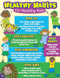 Healthy Habits For Healthy Kids Chart Healthy Habits For Kids Kids Health Kids Nutrition