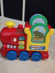 Rolling train teaches letters, animal facts, numbers and more! Vtech Animal Alphabet Train Babies Kids Toys Walkers On Carousell