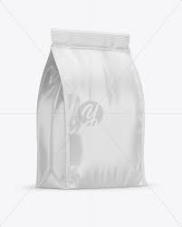 Download Glossy Food Bag Mockup In Bag Sack Mockups On Yellow Images Object Mockups