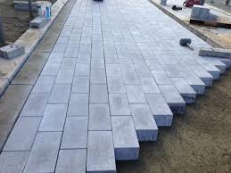 Pavage Devant Garage Paves Exterieur Amenagement Exterieur Bordure Jardin