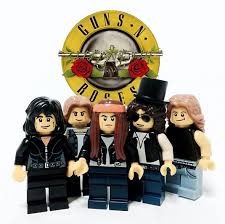 Rolling Stones Black And Blue Billboard 20 Bands As Legos Nirvana Fall Out Boy U2 The Rolling Stones More Legos Lego Lego Minifigs