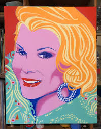 Joan ríos tríptico cada pintura 22" x 28"