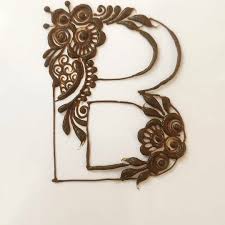 The small letter designs are apt to use instead of the lengthy names that speak volumes of their . K4 Henna Alphabet Letters Mehndi Designs Facebook