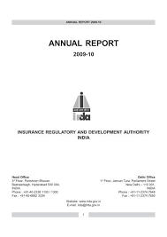 Do you know how car insurance no claims discounts work? Annual Report 2009 10 Irda