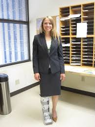 Christine Eid being teased about her new dress code! She's determined to  recover fast and give the boot a boot!