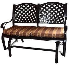 Cast aluminum parts can be one of the most fickle to powder coat. Brentwood Outdoor Aluminum Bench Glider Traditional Outdoor Gliders By Tuscanbasins Houzz
