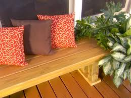 Diy $20 x leg wooden garden bench: Building A Deck Bench How Tos Diy