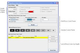 Help Rock Color Data Entry Panel