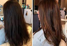 Como Aclarar El Pelo Marron Oscuro Tenido A Marron Medio