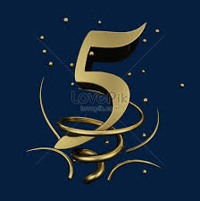 It has attained significance throughout history in part because typical humans have five. Countdown Number 5 Graphics Image Picture Free Download 610359215 Lovepik Com