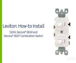 The wiring diagram to the right shows how the. Leviton Double Pole Switch Wiring Diagram