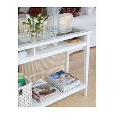 Liatorp Ablagetisch Weiss Glas Ikea Deutschland Tavolo Consolle Liatorp Arredamento