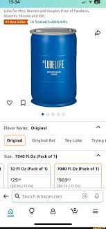 Lube for Men, Women and Couples (Free of Parabens, Glycerin, Silicone and  Oil) in Sexual Lubricants 