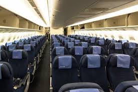 United Airlines Fleet Widebody Aircraft Boeing 777 200 Economy Class Cabin Long Haul Flight C United Airlines Boeing 777 Fleet