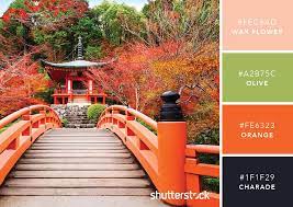 101 Color Combinations To Inspire Your Next Design Japanese Garden Color Palette Japanese Colors Color Schemes Colour Palettes Color Combinations