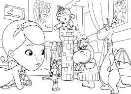Doc Mcstuffins Theater Coloring Pages For Kids Printable Free Disney Cartoons Doc Mcstuffins Coloring Pages Disney Coloring Pages Cartoon Coloring Pages