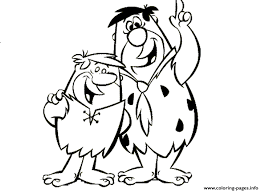 Free printable coloring pages for a variety of themes that you can print out and color. Cartoon S Flintstones Gentlemanf369 Coloring Pages Printable