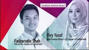 Our aim is to become the next zara of modest fashion and make malaysia. Ambank Bizclub Show With Vivy Yusof And Fadzarudin Shah From Fashionvalet Youtube