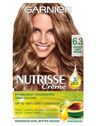 garnier nutrisse 6 3 golden light brown permanent hair dye