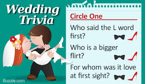 You could even record the groom answering the questions, and play it back after the bride has answered, to. 8 Cool And Fun Filled Trivia Games To Play At A Wedding Reception Wedessence