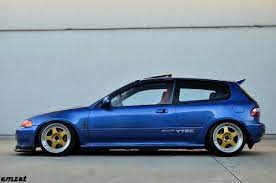 Clean Blue Eg Hatch Honda Vtec Honda Civic Civic Eg