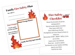 Family Fire Safety Plan Adventures Of Single Mom Family Fire Safety Plan Family Fire Safety Family Fire