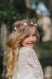 Child Flower Crown Flower Girl Flower Crown Wreath Bridal Etsy Wedding Hair Wreath Flower Girl Headpiece Flower Girl Hairstyles
