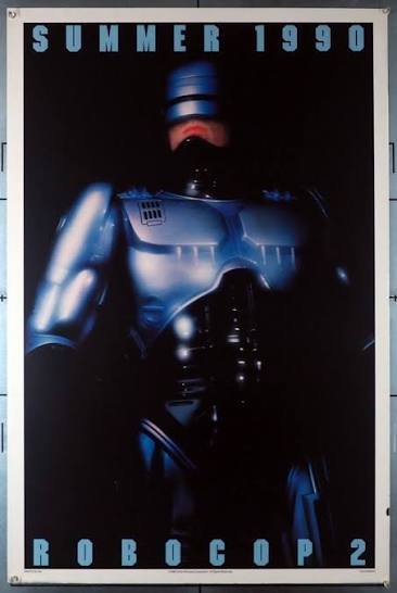 Original Robocop 2 (1990) movie poster in NM condition for $85.00