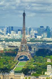 Maybe you would like to learn more about one of these? Eiffel Tower As Seen From Montparnasse Tower La Defense Business District Seen On Background Close Up Stock Photo Picture And Royalty Free Image Image 58392163