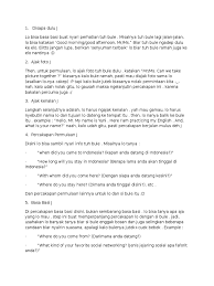 Pd akl laporan perubahan modal desember 2021. Dialog Percakapan Dengan Turis