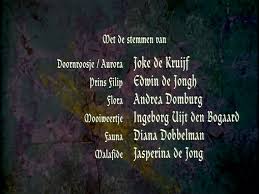 Prinses doornroosje de schone slaapster. Doornroosje Sleeping Beauty Dutch Voice Cast Willdubguru