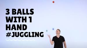 Here are some ball juggling patterns. 3 Balls In One Hand Youtube