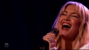 Kate Hudson shares makeup-free selfie as she goes into studio to record  iconic 80s hit as she's hailed 'sexiest woman'